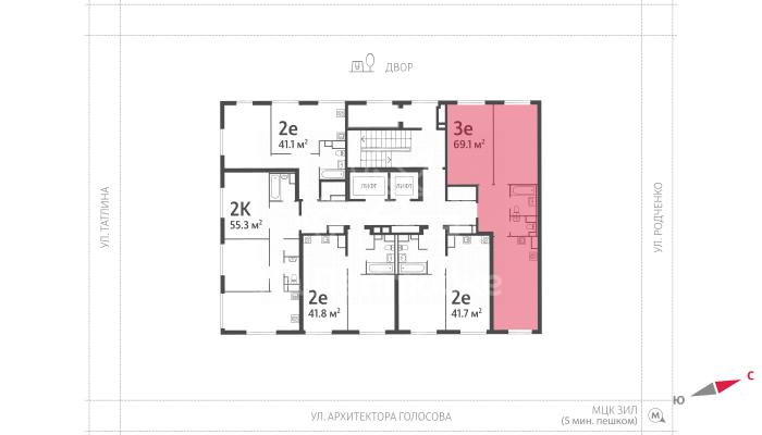 Продам квартиру в Москве по адресу набережная Марка Шагала, 12, площадь 70 квм Недвижимость Москва (Россия)  2023