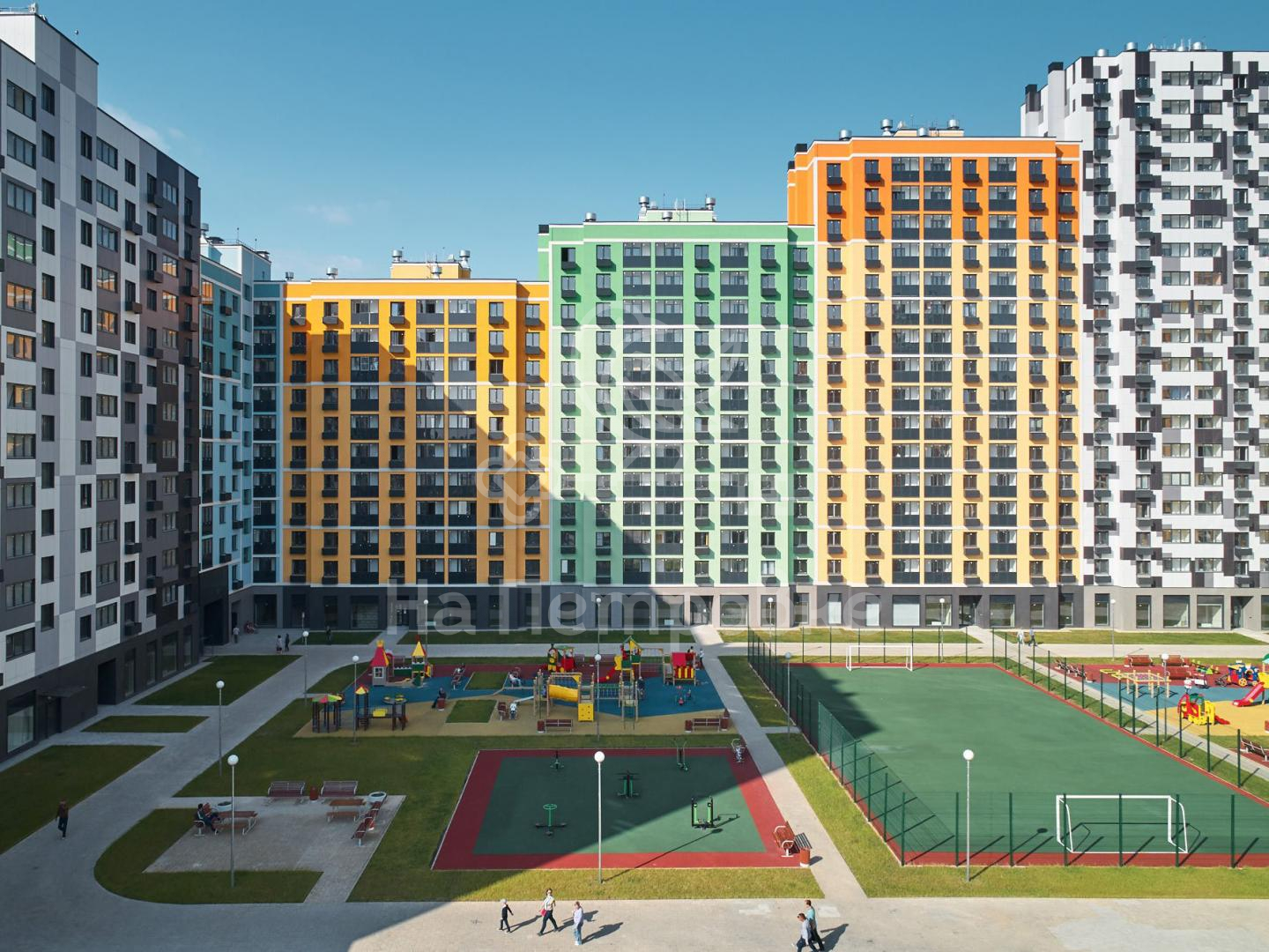 Продам квартиру в Москве по адресу Производственная улица, 17Ас1, площадь 738 квм Недвижимость Москва (Россия)  Высота зданий варьируется от 7 до 23 этажей, при этом они расположены на комфортном расстоянии друг от друга