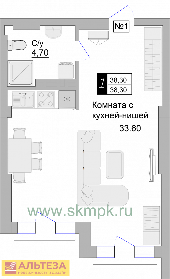 Продам недвижимость в Зеленоградске по адресу улица Гагарина, 57, площадь 383 квм Недвижимость Калининградская  область (Россия) , совмещенный санузел-4,7 м